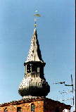 Sct. Mortens kirkes lgkuppel, lanternen, hvor klokkespillet befinder sig